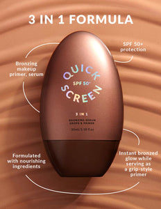 SPF50+ Bronzing Primer & Serum Drops