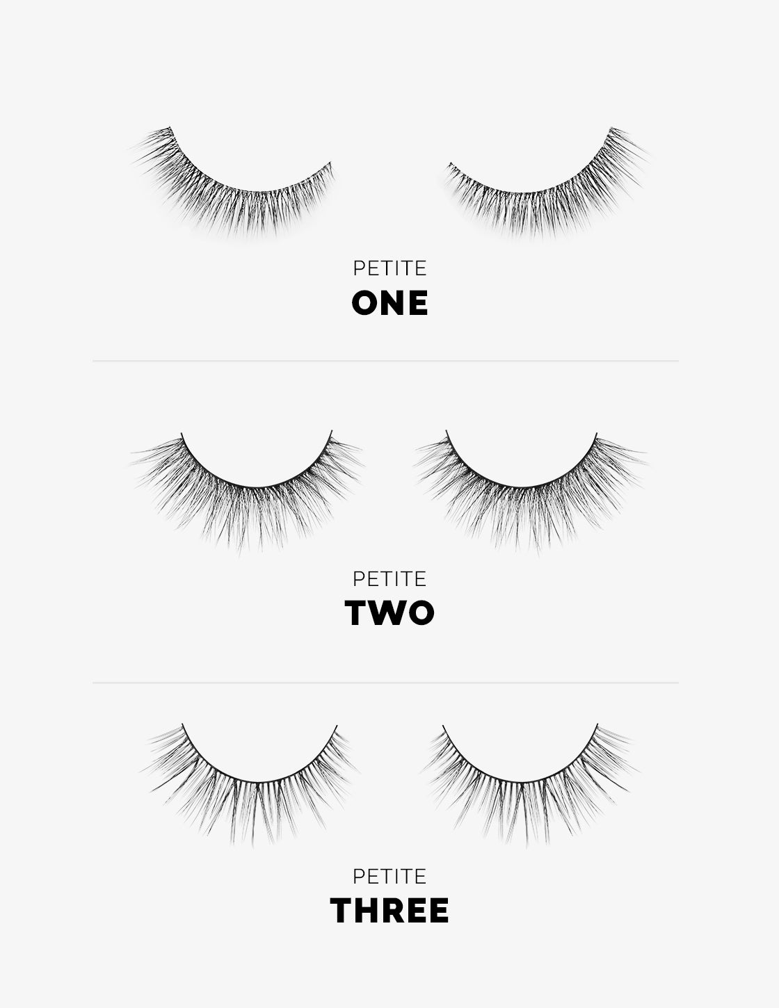 Petite False Lashes / 3 Sizes